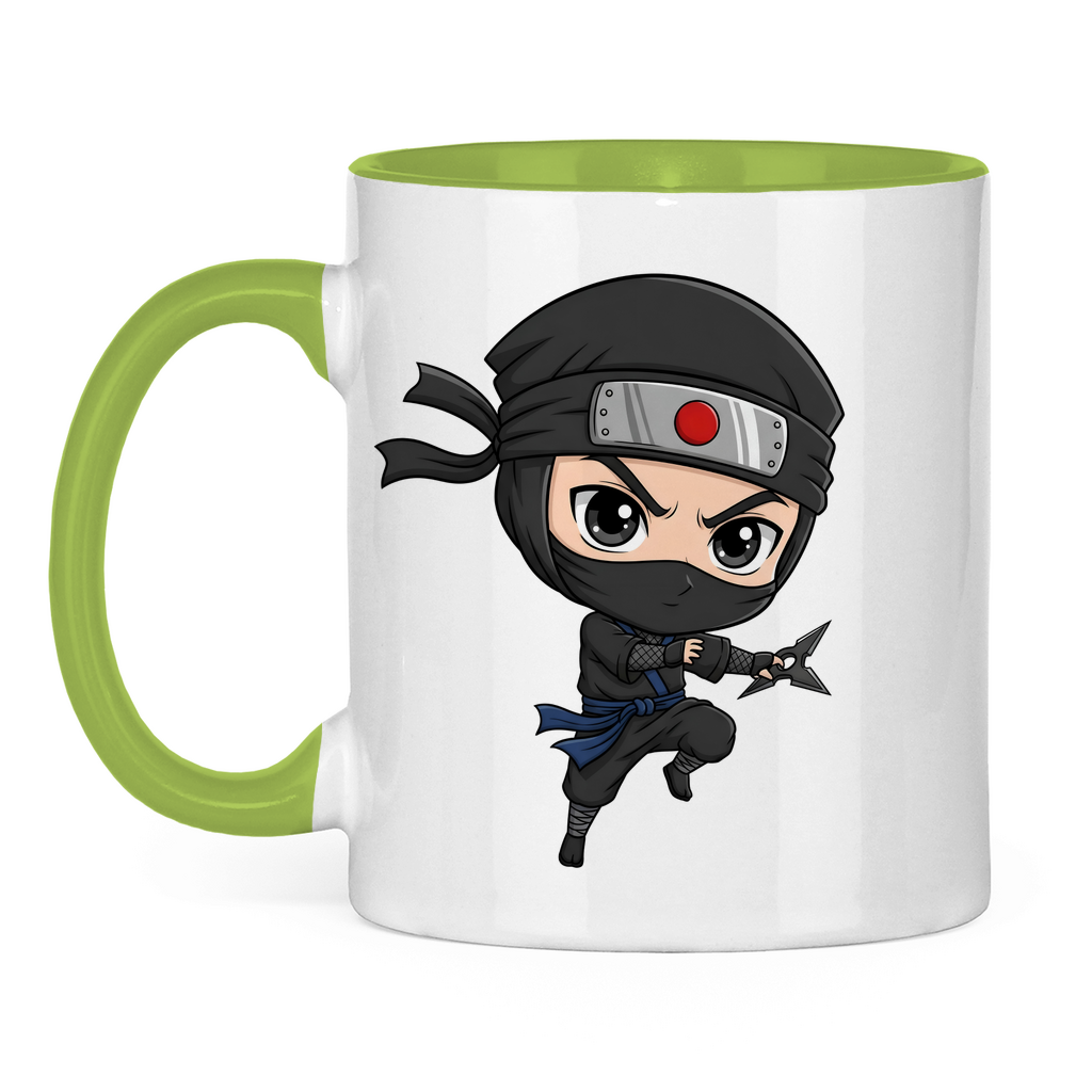 Tasse zweifarbig Ninja Chibiki Shinobi with Shuriken