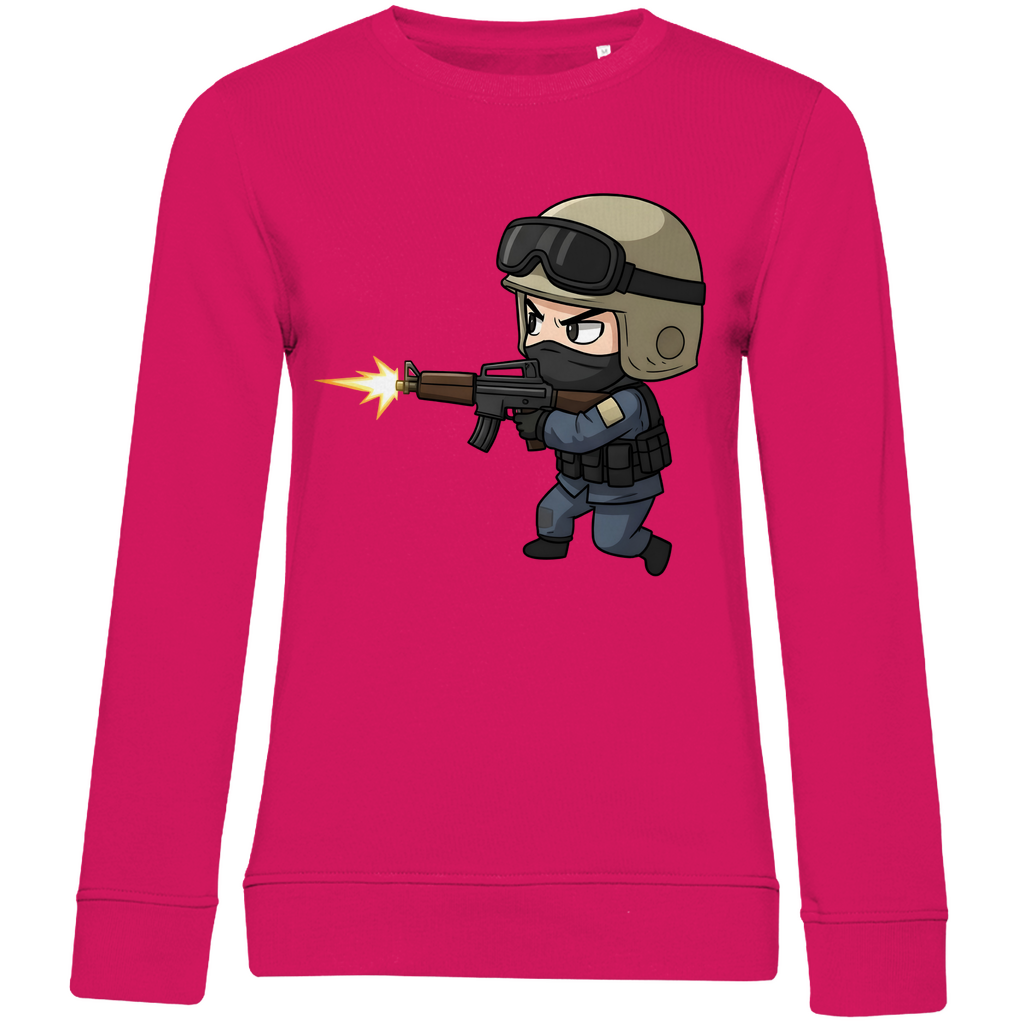Damen Premium Bio Sweatshirt Special Forces CSGO Chibiki Counter Strike