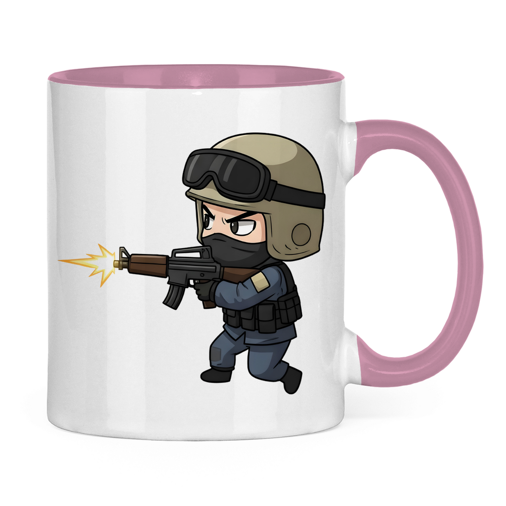Tasse zweifarbig Special Forces CSGO Chibiki Counter Strike