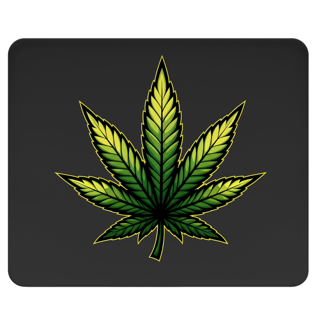 Mousepad Cannabis Logo