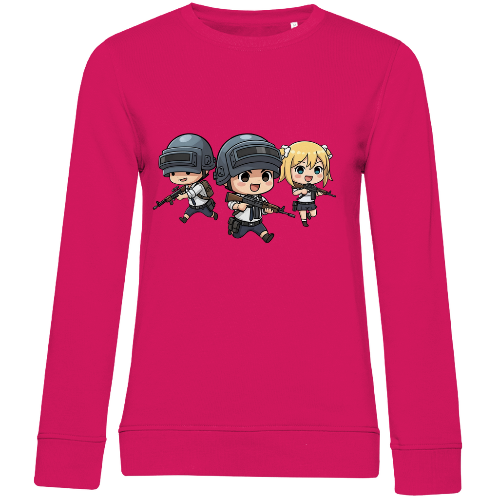 Damen Premium Bio Sweatshirt Battle Royal PUBG Chibiki