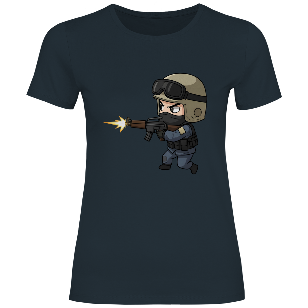 Damen T-Shirt Special Forces CSGO Chibiki Counter Strike