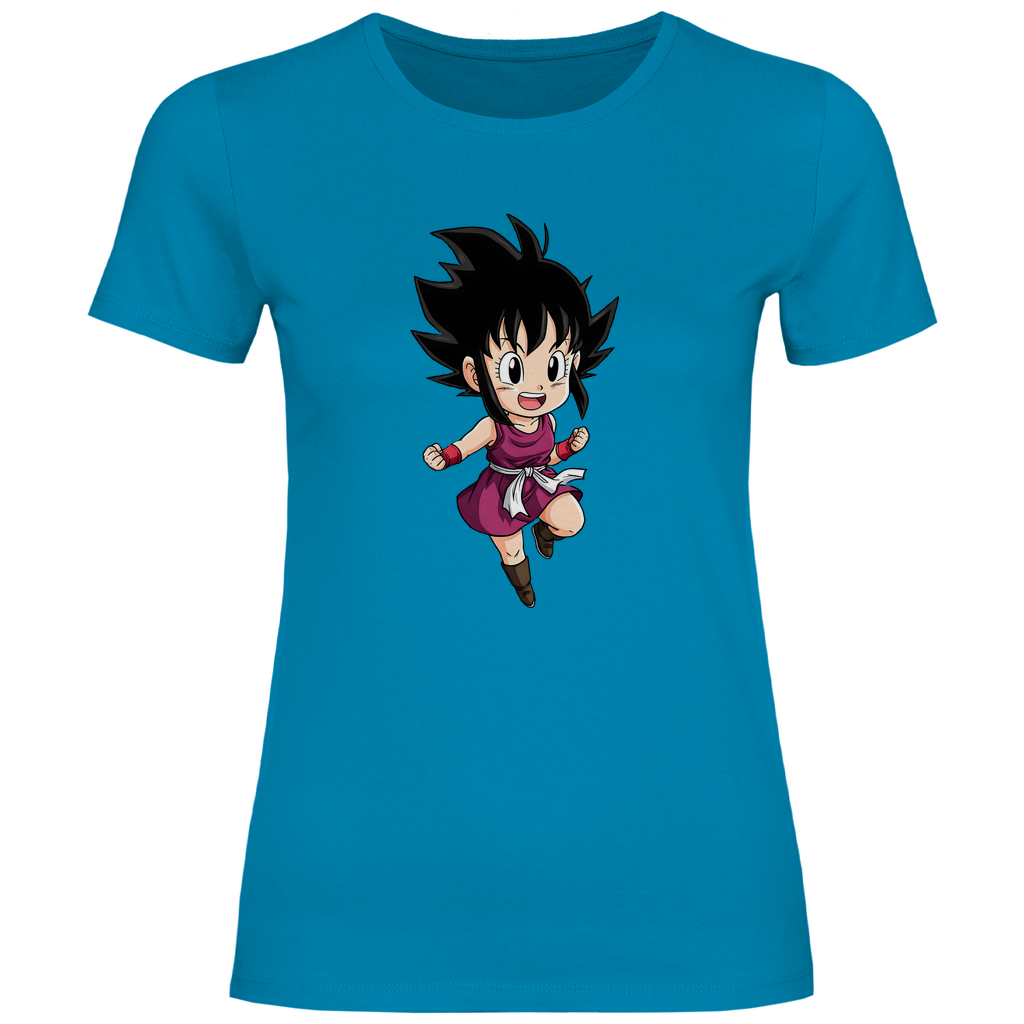 Damen T-Shirt saiyan chibiki