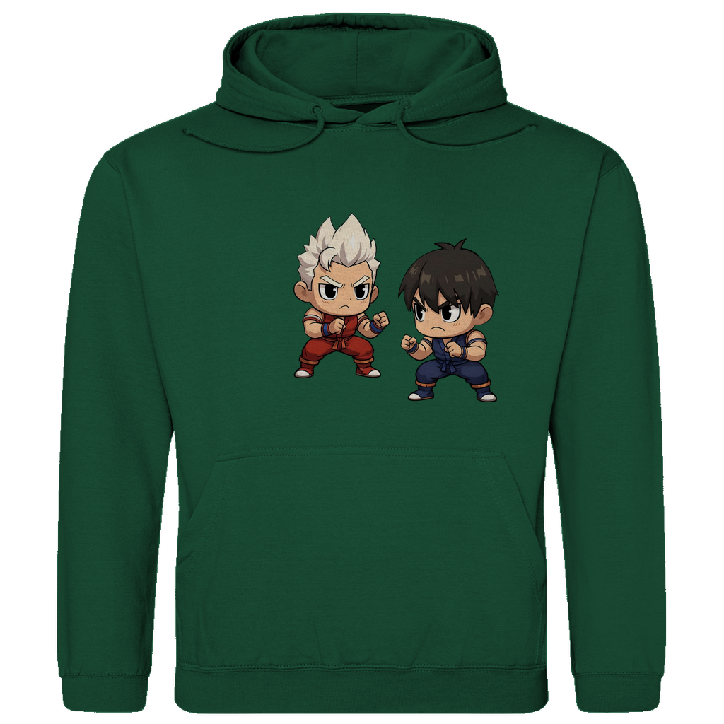 Herren Hoodie street fighter mma martial arts chibiki