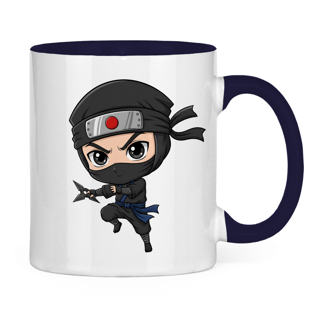 Tasse zweifarbig Ninja Chibiki Shinobi with Shuriken