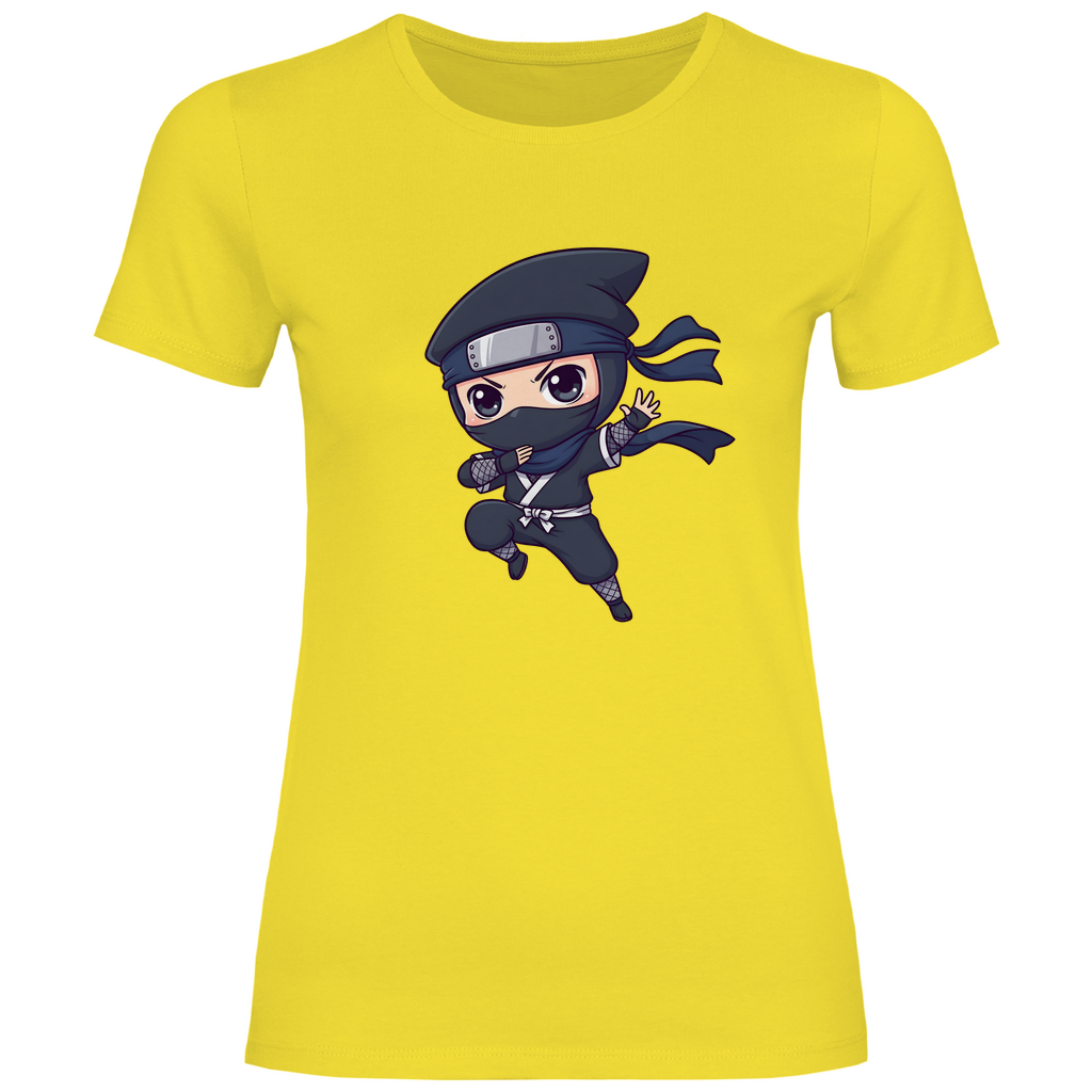 Damen T-Shirt Ninja Chibiki Shinobi