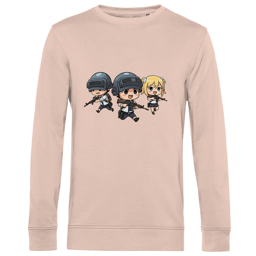 Herren Premium Bio Sweatshirt Battle Royal PUBG Chibiki