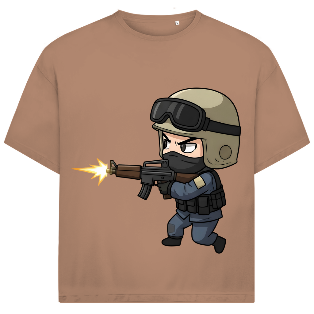 Jack and Jones Oversize T-Shirt Special Forces CSGO Chibiki Counter Strike