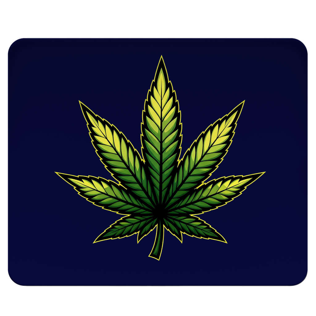 Mousepad Cannabis Logo