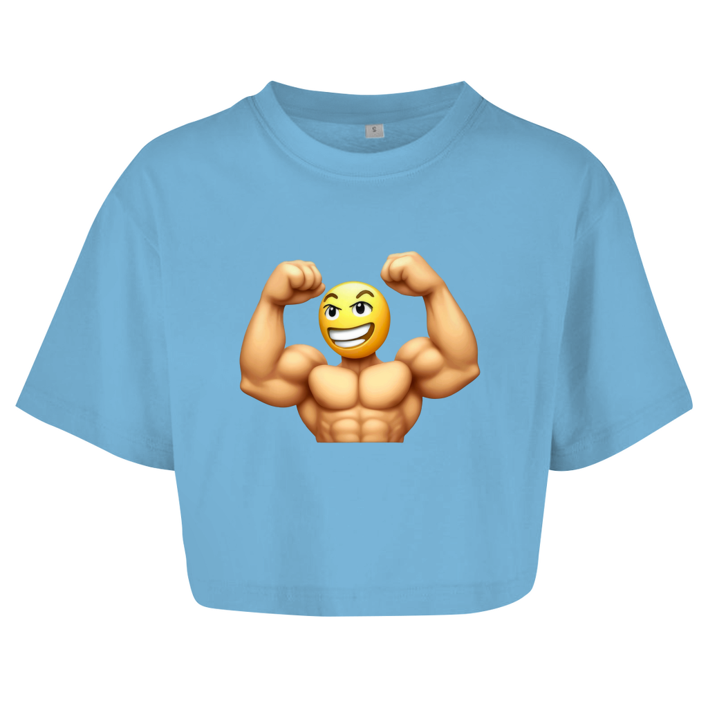 Damen Oversize Crop Top beefcake mucki-mann