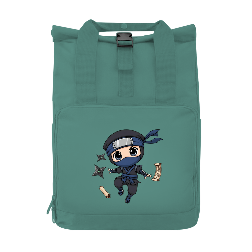 Rucksack mit Seitentasche Ninja Chibiki Shinobi scrolls and shuriken