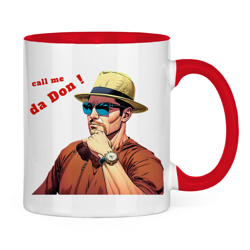 Tasse zweifarbig call me da Don