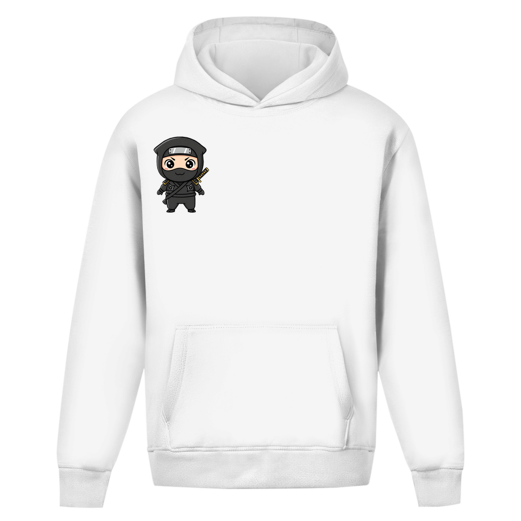 Oversize Hoodie Ohne Kordel Ninja Chibiki Shinobi black