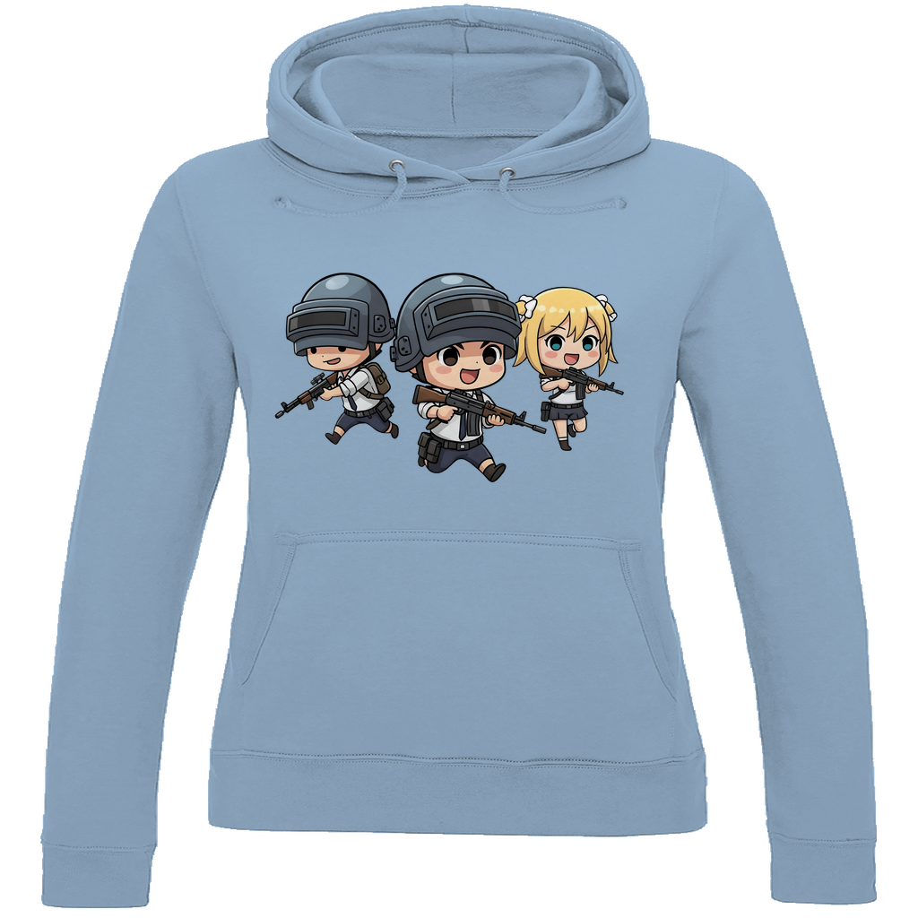 Damen Hoodie Battle Royal PUBG Chibiki