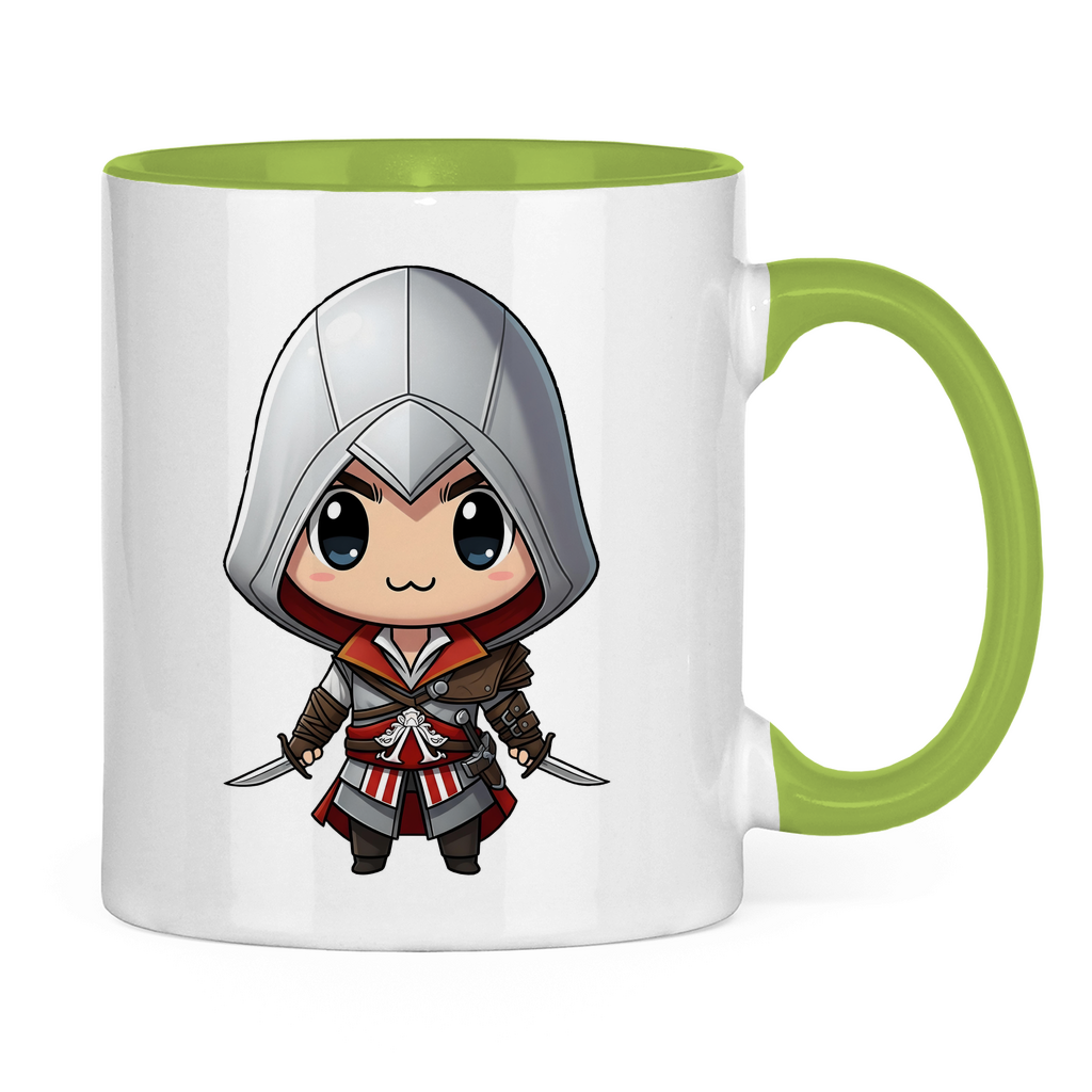 Tasse zweifarbig assassin chibiki