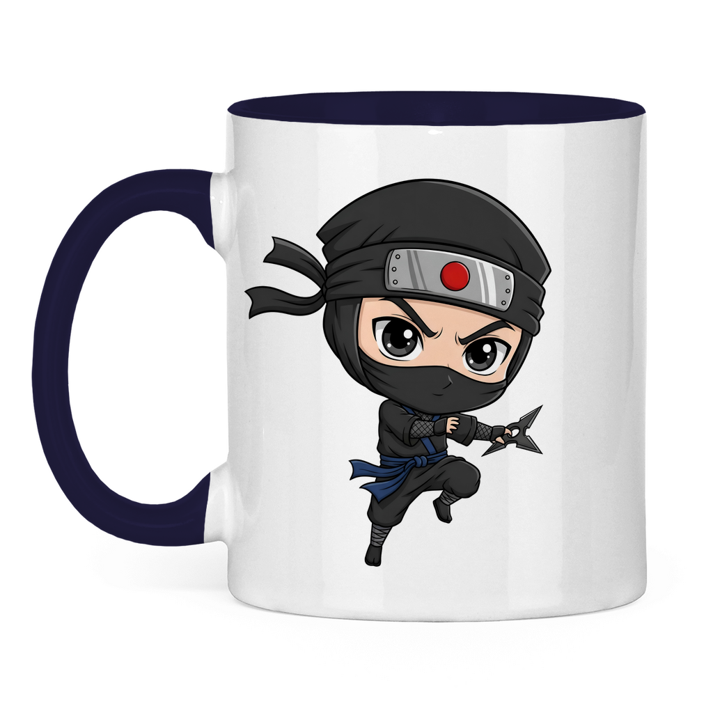 Tasse zweifarbig Ninja Chibiki Shinobi with Shuriken