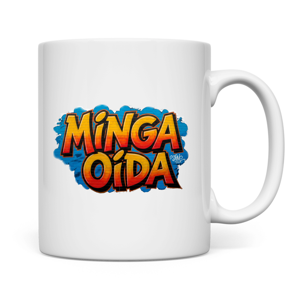 Tasse Minga Oida Grafitti