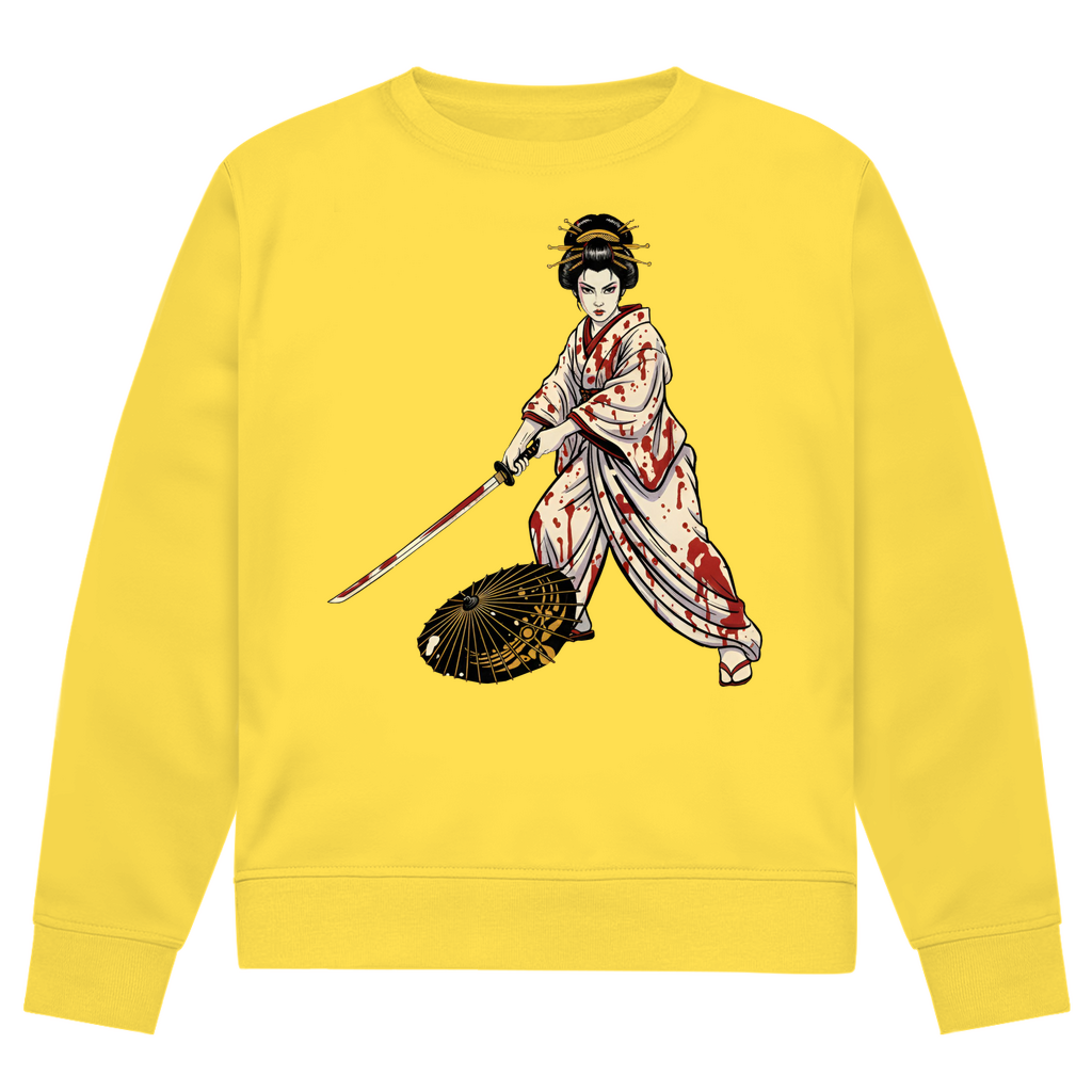 Herren Premium Bio Sweatshirt Lady Snowblood inspired - blood spill , Tarantino kill bill
