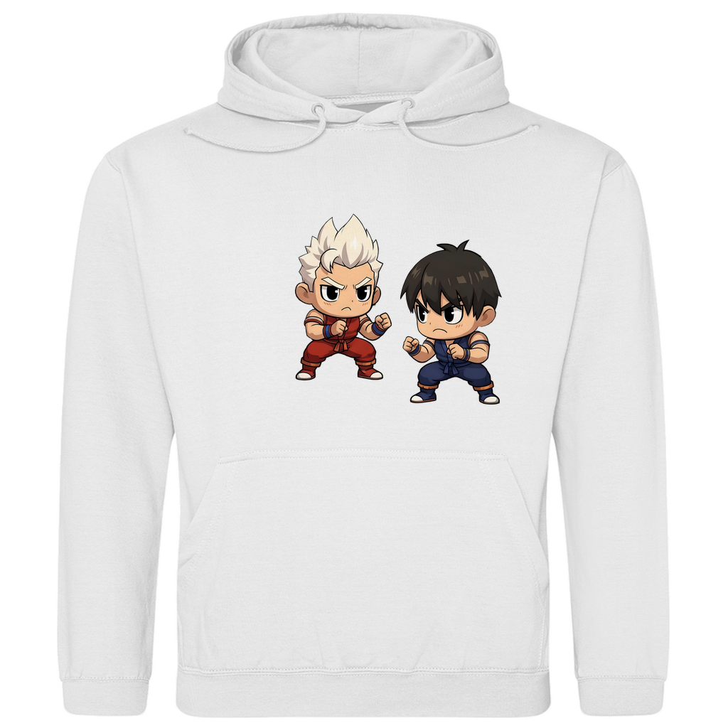 Herren Hoodie street fighter mma martial arts chibiki