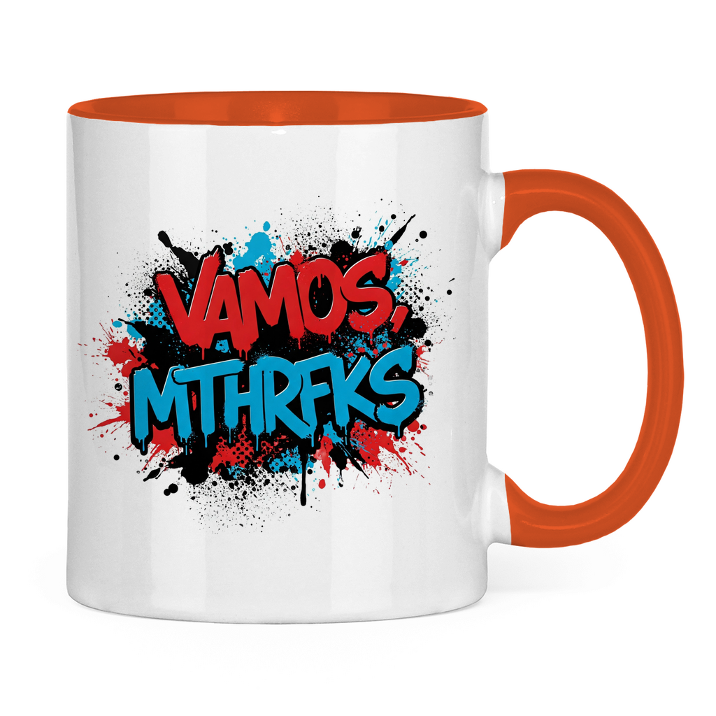 Tasse zweifarbig VAMOS MTHRFKS