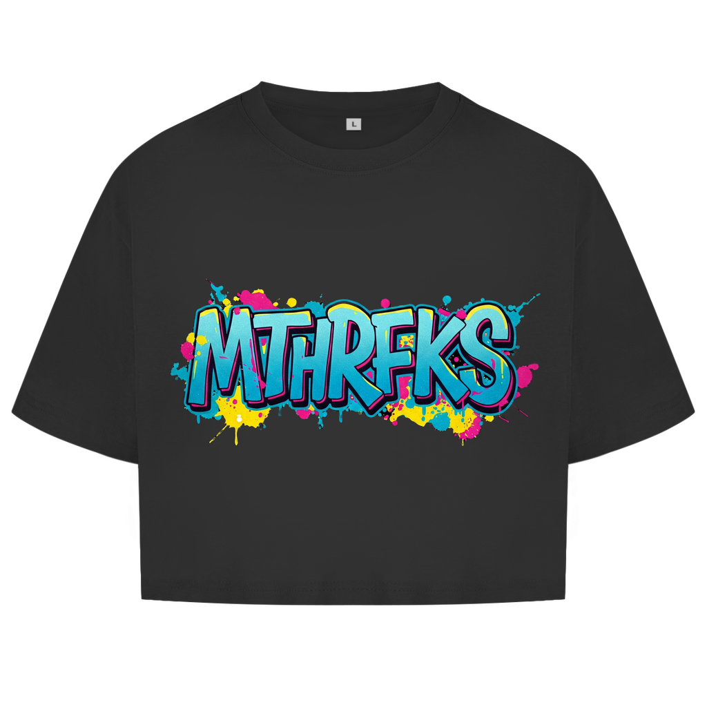Damen Oversize Crop Top MTHRFKS