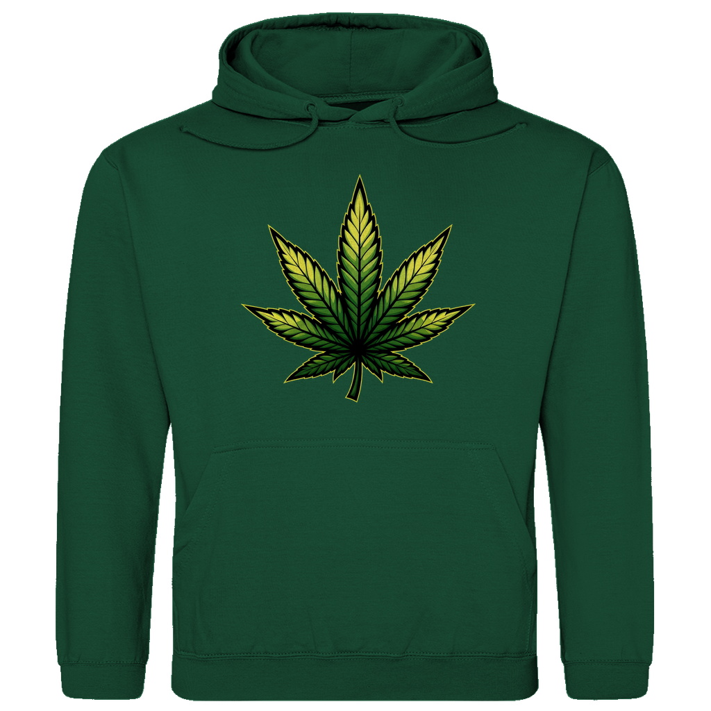 Herren Hoodie Cannabis Logo