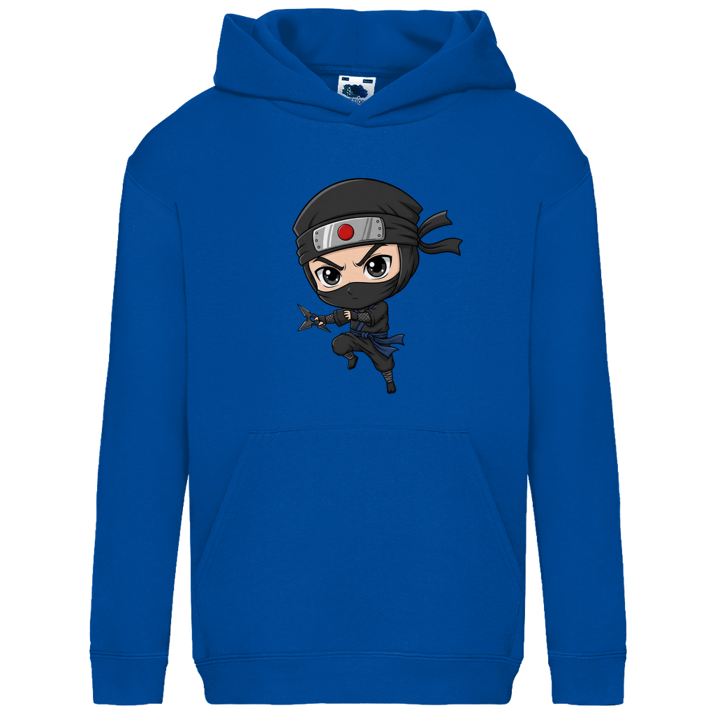 Kids Basic Hoodie Ninja Chibiki Shinobi with Shuriken