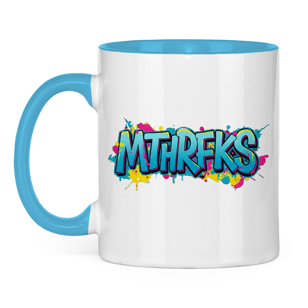 Tasse zweifarbig MTHRFKS