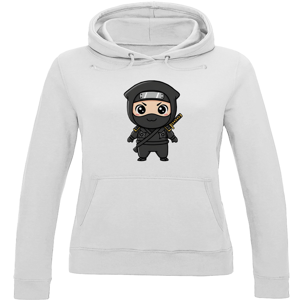 Damen Hoodie Ninja Chibiki Shinobi black