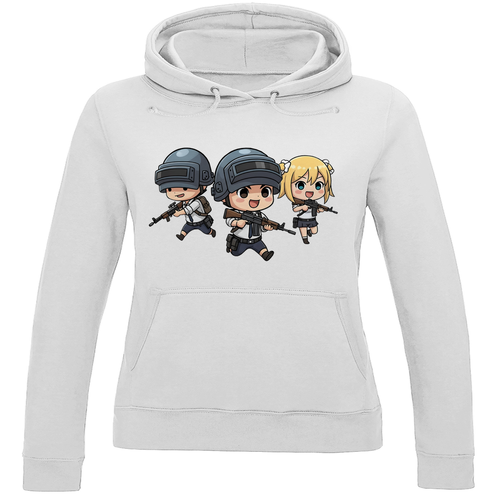 Damen Hoodie Battle Royal PUBG Chibiki