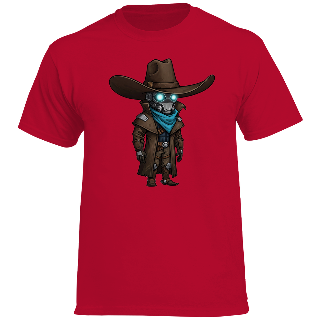 Herren Heavy Cotton T-Shirt Space Cowboy chibiki