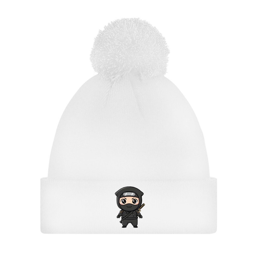 Bommelmütze Ninja Chibiki Shinobi black