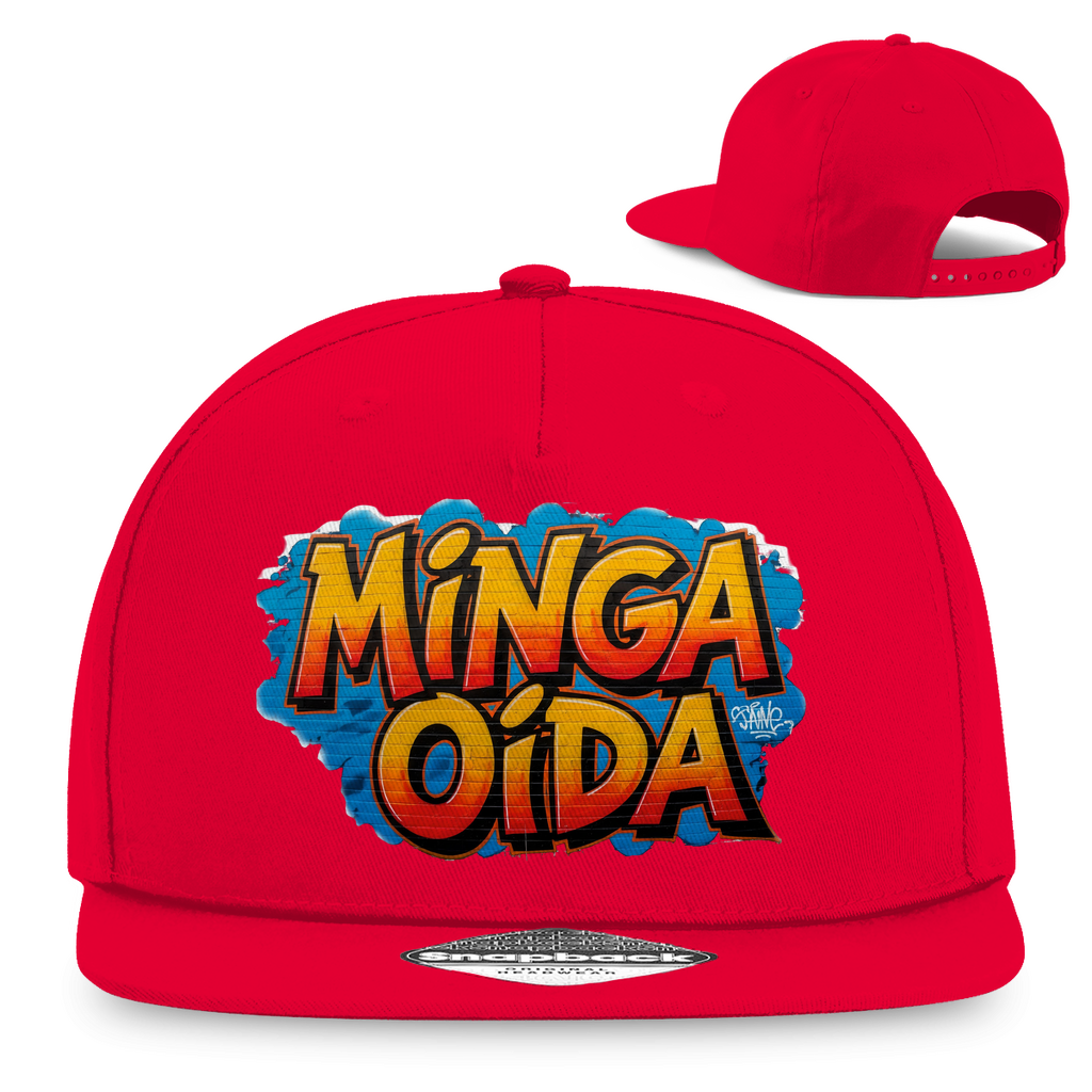 Snapback Rapper Cap Minga Oida Grafitti