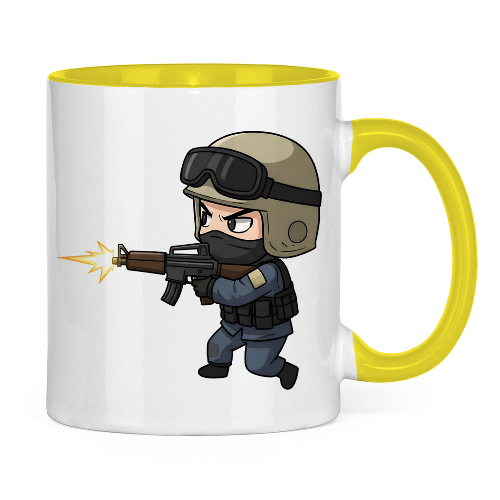 Tasse zweifarbig Special Forces CSGO Chibiki Counter Strike