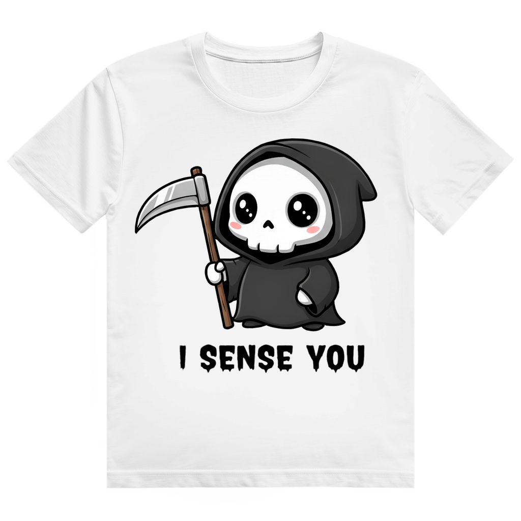 Herren Heavy Cotton T-Shirt Reaper chibi Sensenmann
