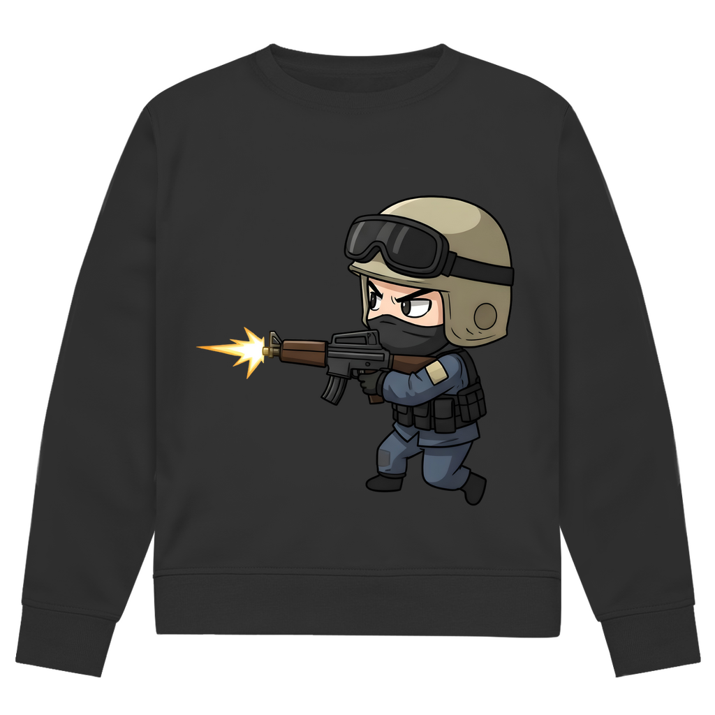 Herren Premium Bio Sweatshirt Special Forces CSGO Chibiki Counter Strike