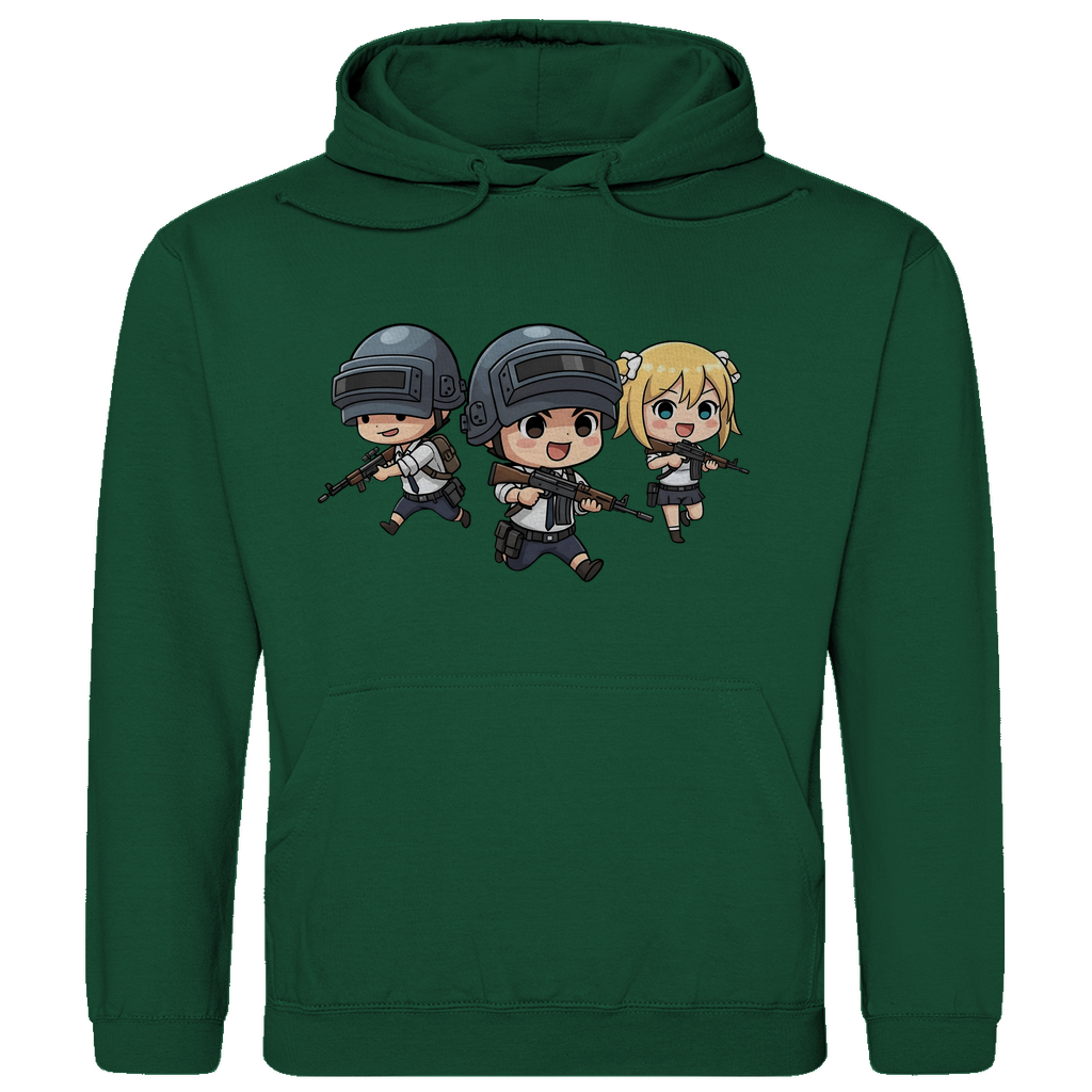 Herren Hoodie Battle Royal PUBG Chibiki