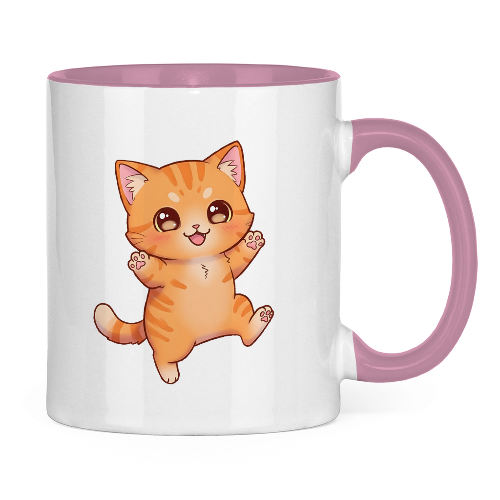 Tasse zweifarbig kitty cat brownie