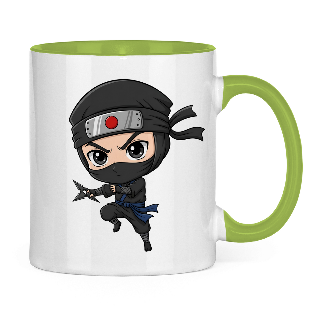Tasse zweifarbig Ninja Chibiki Shinobi with Shuriken