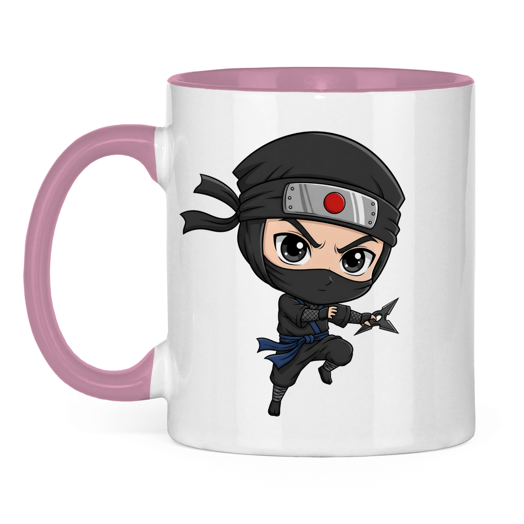 Tasse zweifarbig Ninja Chibiki Shinobi with Shuriken