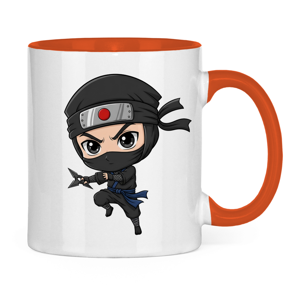 Tasse zweifarbig Ninja Chibiki Shinobi with Shuriken