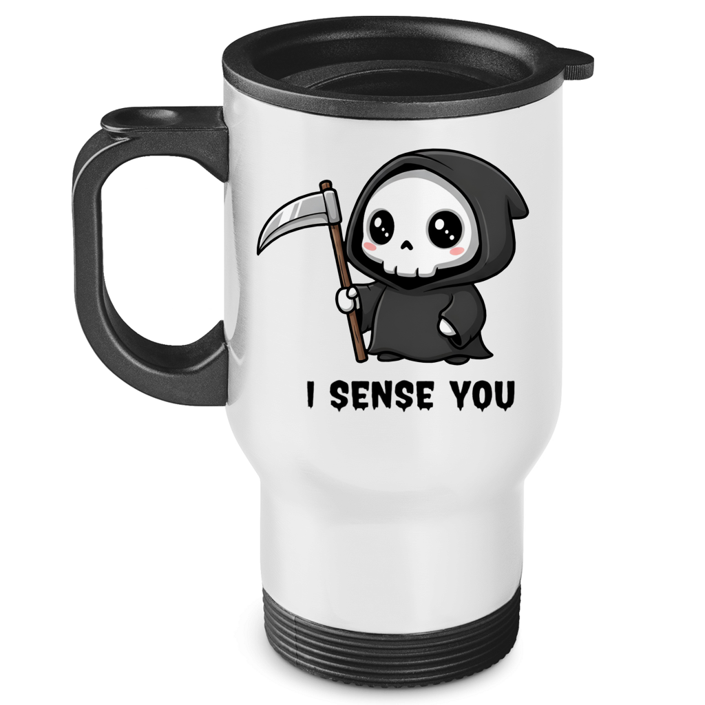 Edelstahl Thermobecher Reaper Chibi Sensenmann Kaffeebecher Becher Tasse Outdoor