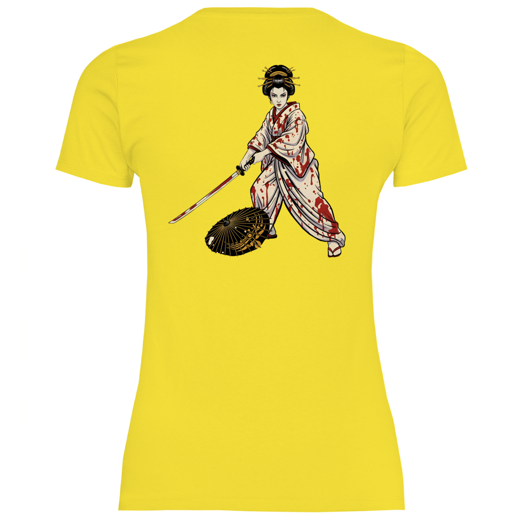 Damen T-Shirt Lady Snowblood inspired - blood spill , Tarantino kill bill