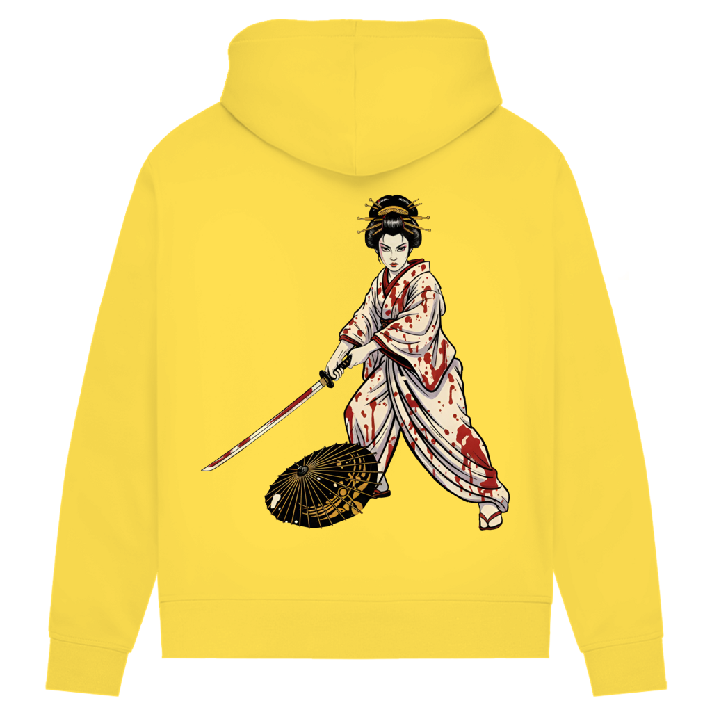 Damen Premium Bio Hoodie Lady Snowblood inspired - blood spill , Tarantino kill bill