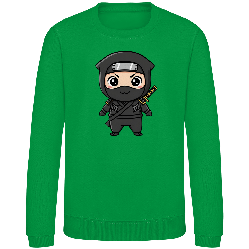 Kinder Sweatshirt Ninja Chibiki Shinobi black