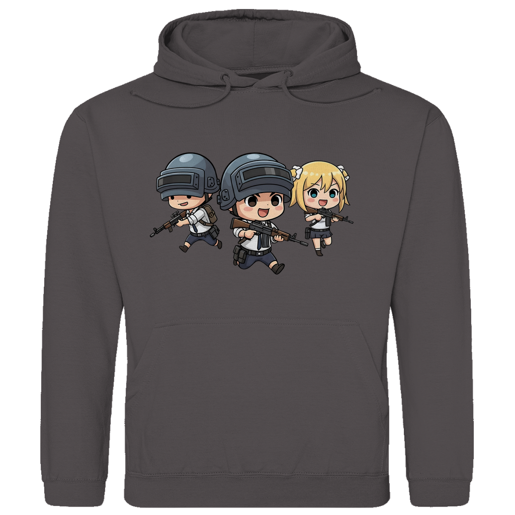 Herren Hoodie Battle Royal PUBG Chibiki