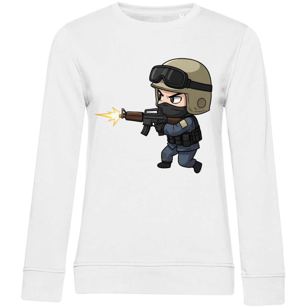 Damen Premium Bio Sweatshirt Special Forces CSGO Chibiki Counter Strike