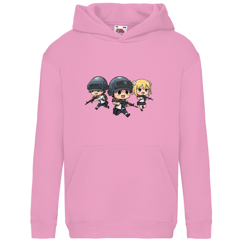 Kids Basic Hoodie Battle Royal PUBG Chibiki