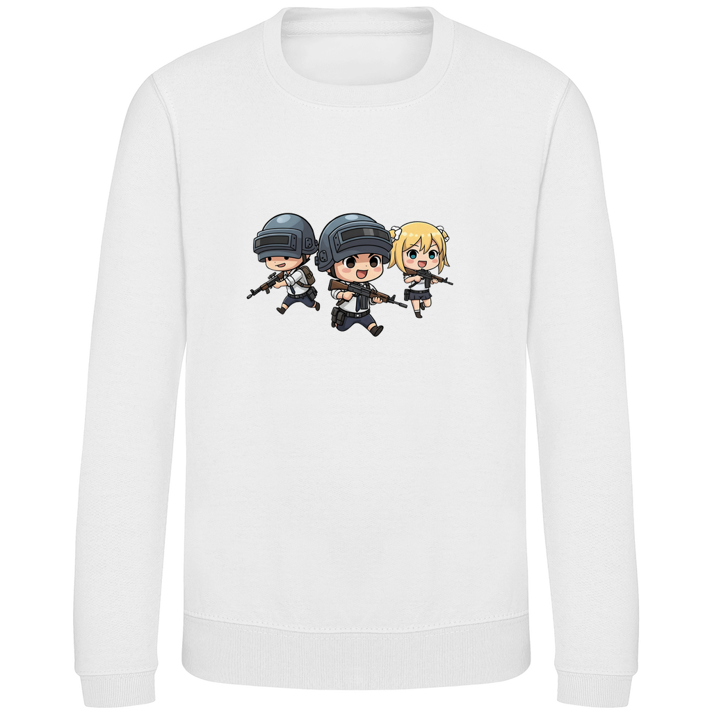 Kinder Sweatshirt Battle Royal PUBG Chibiki