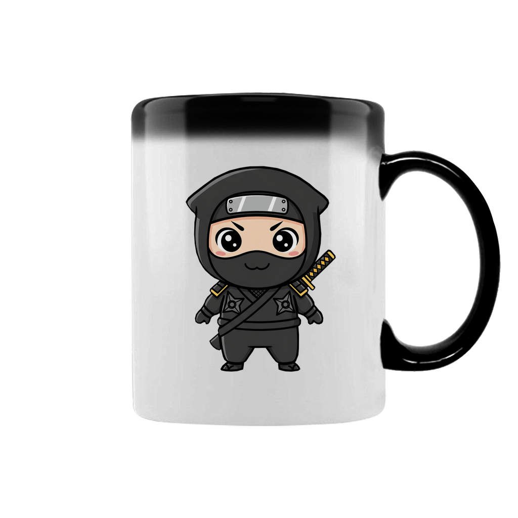 Zaubertasse Ninja Chibiki Shinobi black